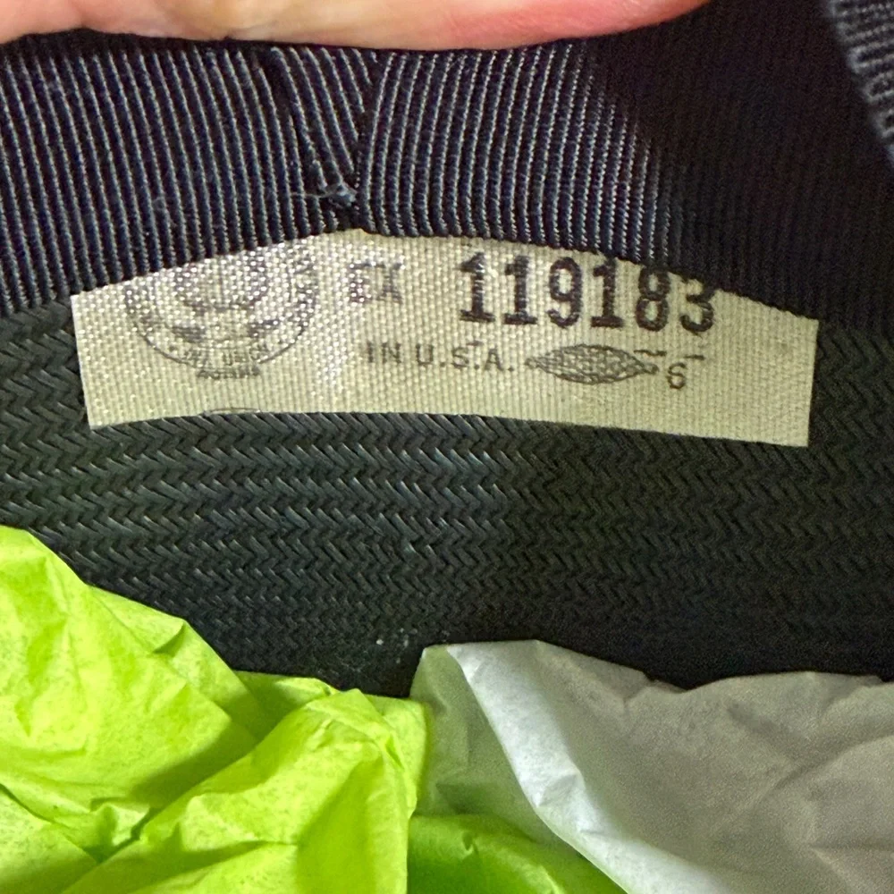 Rare Lil’s of Odessa Black Skimmer Hat | Old Money Aesthetic Wide Brim Sun Hat - Picture 10 of 10